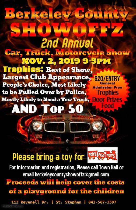 Marvins At The Berkeley County Showoffz Car Show Moncks Corner