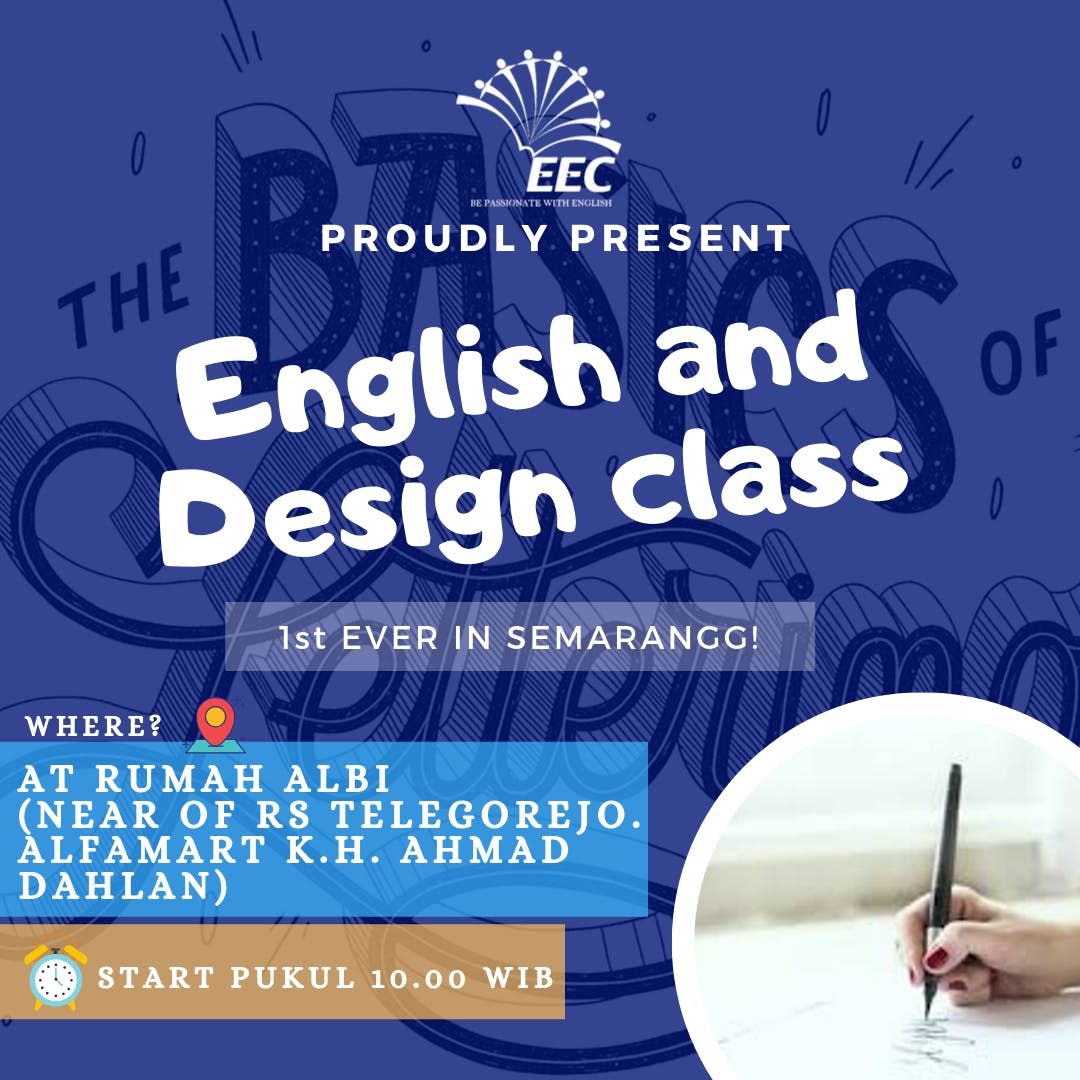 KELAS DESAIN DAN BAHASA INGGRIS GRATIS at Rumah ...