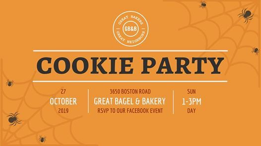 Spooky Cookie Party At Great Bagel Bakery Boston Road Lexington