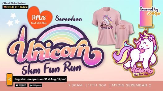 Seremban Unicorn 5km Fun Run At Mydin Mall Seremban 2 Seremban