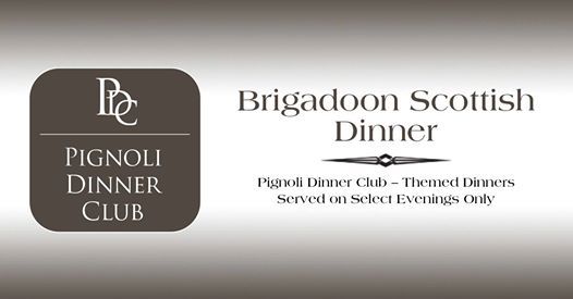 Brigadoon Scottish Dinner At Pinecone Cottage Tea House Catering
