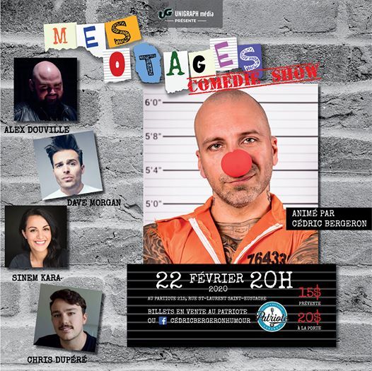 Téléchargement gratuit Images Cedric Bergeron Humour Events In Saint Eustache Get Tickets On le plus cool salutations