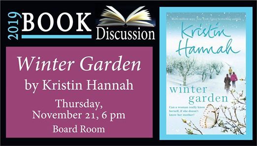 Download Book Discussion Winter Garden By Kristin Hannah At Manitowoc For Android Free Get Wallpaper Book Discussion Winter Garden By Kristin Hannah At Manitowoc HD