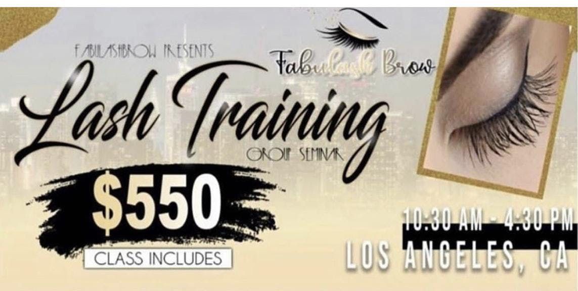 La Fabulashbrow Eyelash Extension Workshop Business