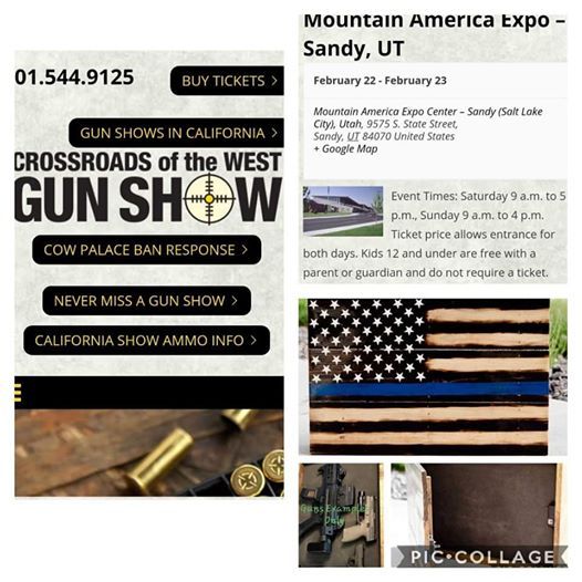 Crossroads of the West Gun Show at Mountain America Expo Center, Sandy
