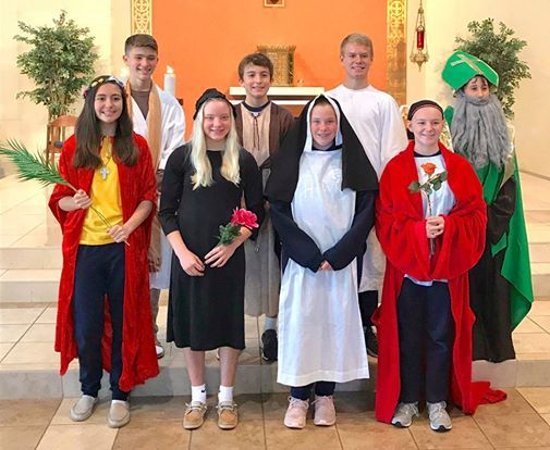 All Saints Mass At Immaculate Conception School North East