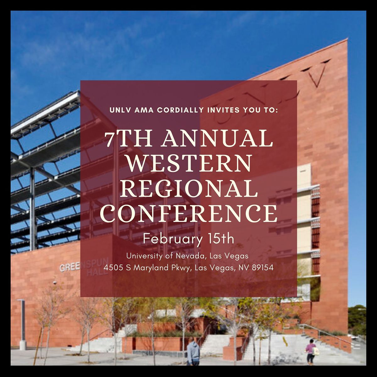 UNLV AMA 7th Annual Western Regional Conference, University of Nevada
