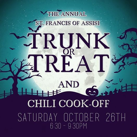 Trunk or Treat/Chili Cook off, St. Francis of Assisi Catholic Church