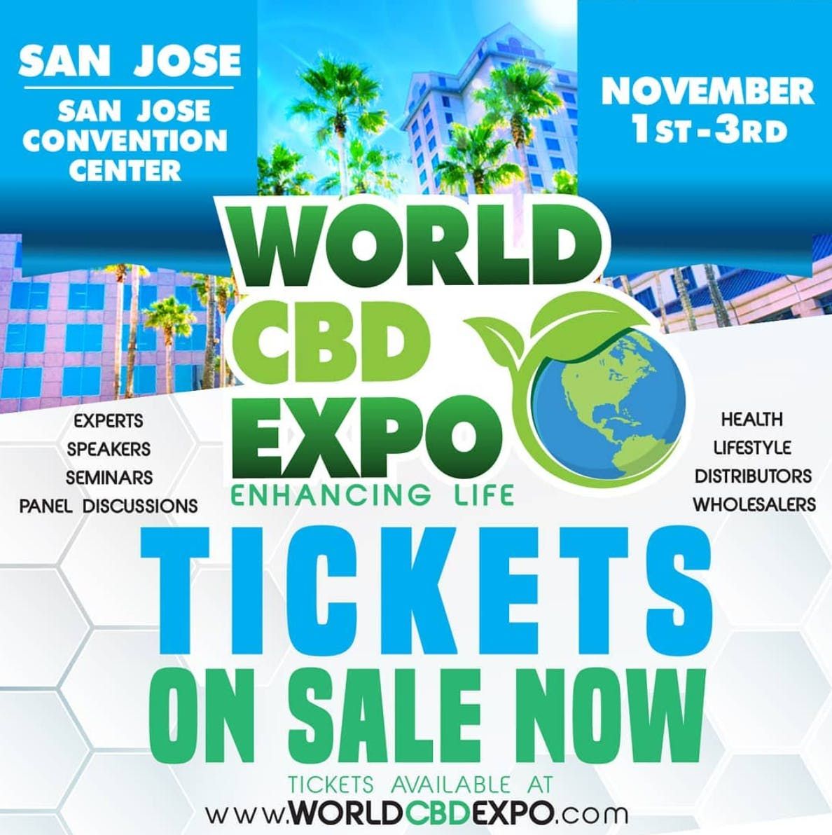 World CBD Expo San Jose, CA, San Jose Convention Center , November 2