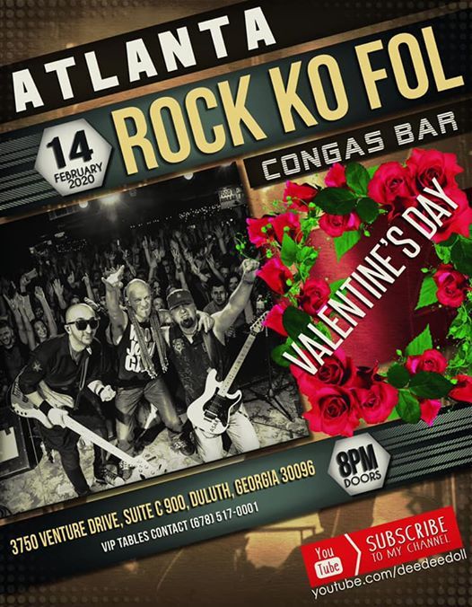 Valentines Day Concert ROCK KO FOL at Congas Bar & Grill, Duluth