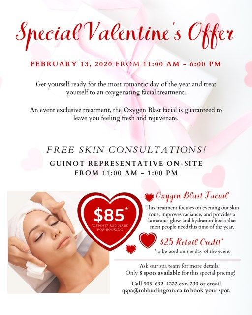 Special Valentines Event Q Spa Mercedes Benz Burlington 13 February