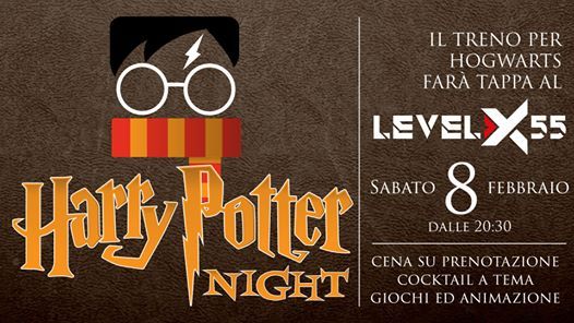 Harry Potter Night Levelx55 Perugia 8 February To 9 February