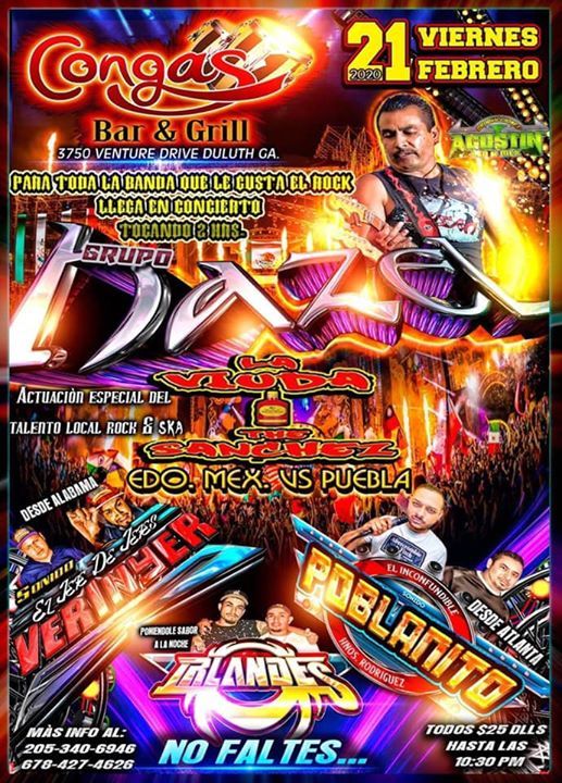 Hazel Y La Viuda De Sanchez, Congas Bar & Grill, Duluth, February 21