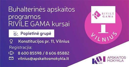 Kursai vilniuje 2019 Kursai vilniuje 2019