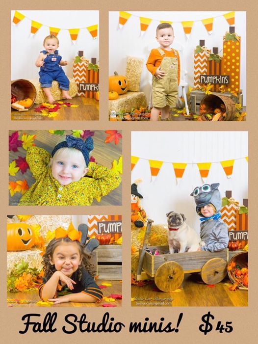 Fall Studio Photo sessions, Cottage on the Corner, Sapulpa, October 29