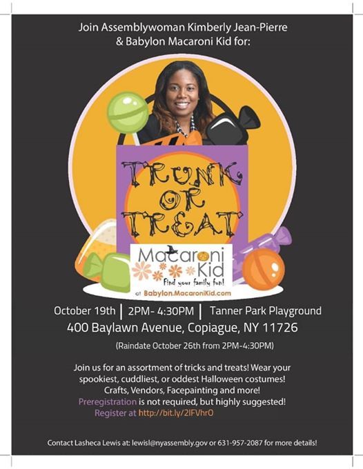 Trunk Or Treat At Tanner Park Copiague