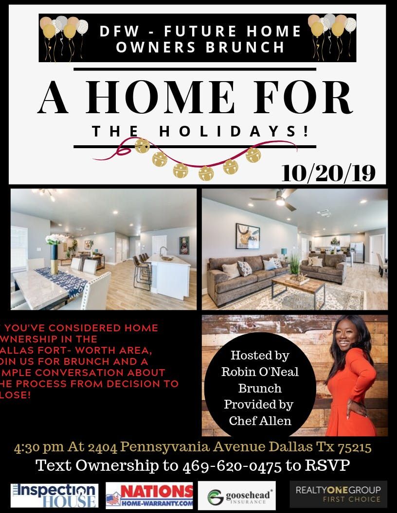 DFW Future Home Owners Brunch ( Real Estate Seminar), 2404