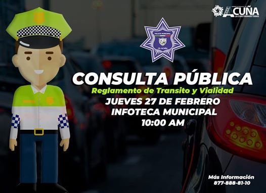 Consulta Publica Reglamento De Transito Y Vialidad At Infoteca