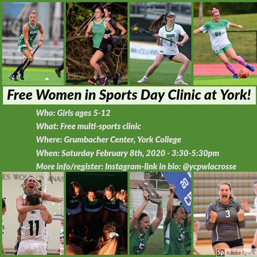 Free Girls In Sports Day Clinic At Grumbacher Sport And Fitness