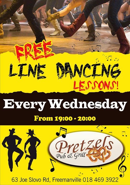 Free Line Dancing at Pretzels, Pretzels Pub & Grill Klerksdorp, 30