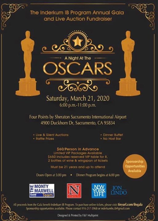 Annual Inderkum Ib Gala Live Auction Fundraiser At Four Points