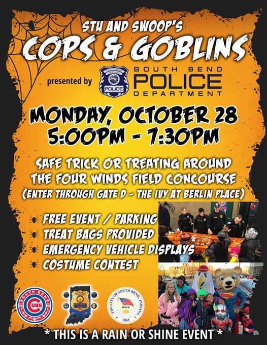 Cops & Goblins TrickorTreat Event, Four Winds Field, South Bend