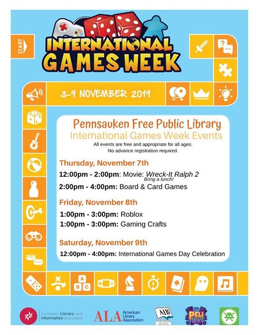 Board Card Games At Pennsauken Free Public Library Pennsauken