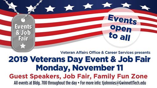 Veterans Day Event Job Fair At Gwinnett Technical College