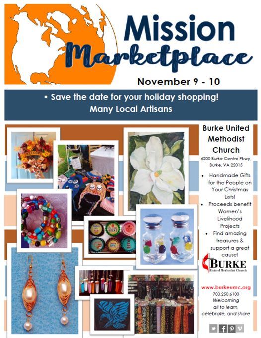 Craft Fair And Missions Marketplace At Burke United Methodist