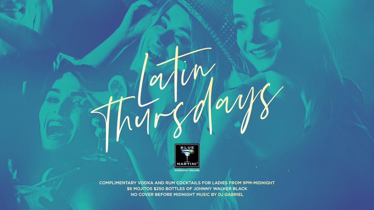 Blue Martini WPB Latin Thursdays , Blue Martini West Palm Beach