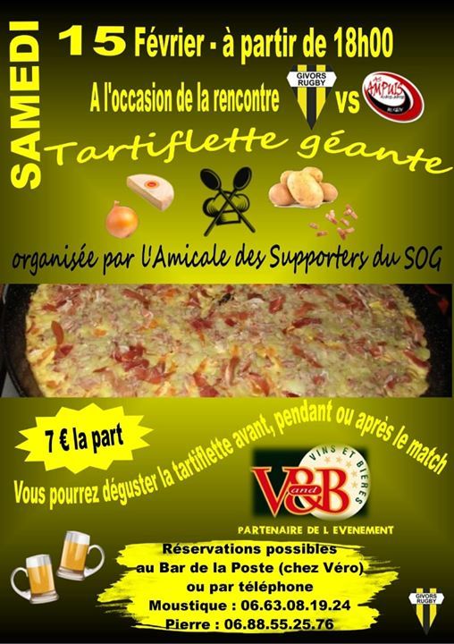 Tartiflette Geante At Stade De Givors Lyon