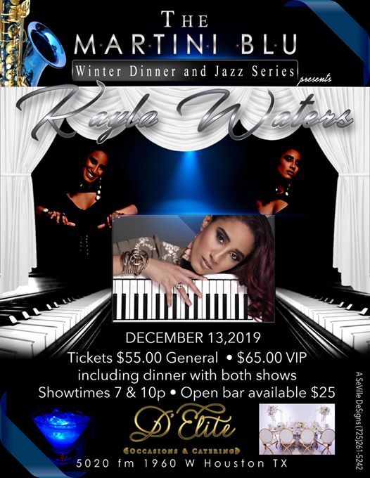 Martini Blu Jazz Series presents Kayla Waters!, Martini Blu, North