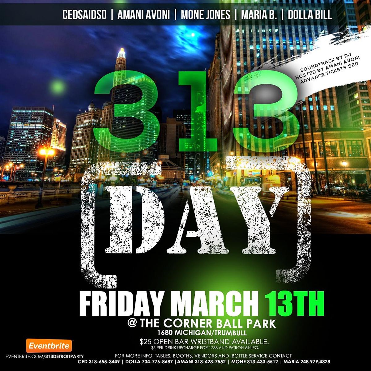 313 DAY Detroit at The Corner Ballpark, Detroit