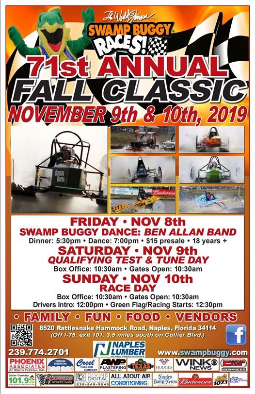 71st Annual Swamp Buggy Races Fall Classic, Swamp Buggy Races, Naples