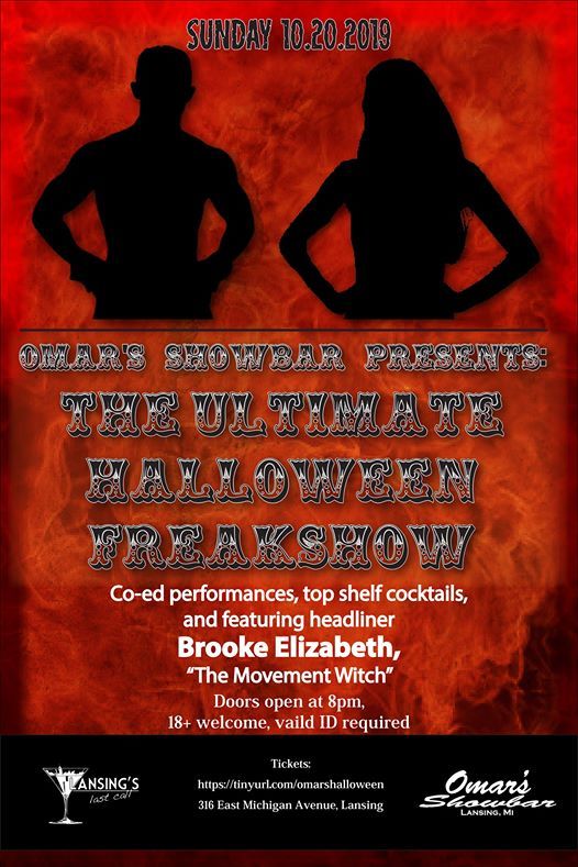 The Ultimate Halloween Freakshow at Omar's Showbar, Lansing