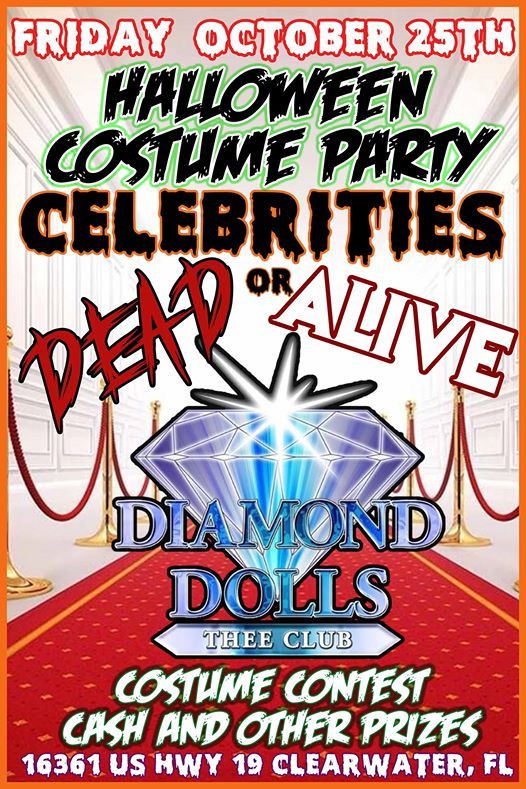 Halloween Costume Party Celebrities Dead or Alive at Diamond Dolls