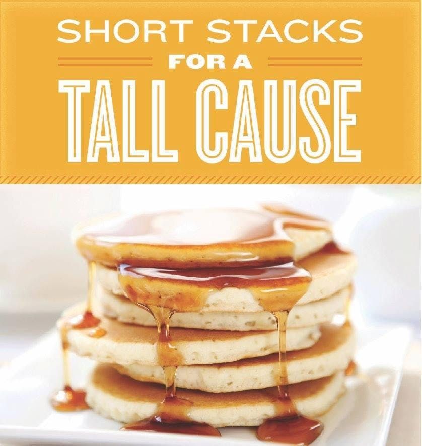 Applebees Pancake Breakfast Fundraiser for local nonprofits, Applebee