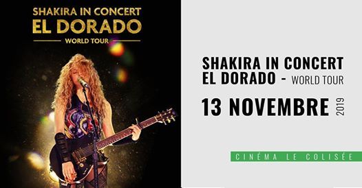 Avant Premiere Shakira In Concert El Dorado World Tour Cinema Le Colisee Tunis 13 November