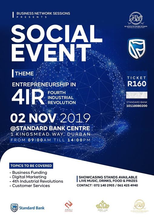 Social Events, Standard Bank Kingsmead, Durban, November 2 2019